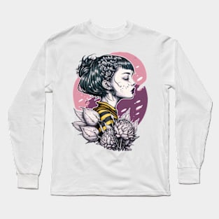 Kawaii Plant Lady Long Sleeve T-Shirt